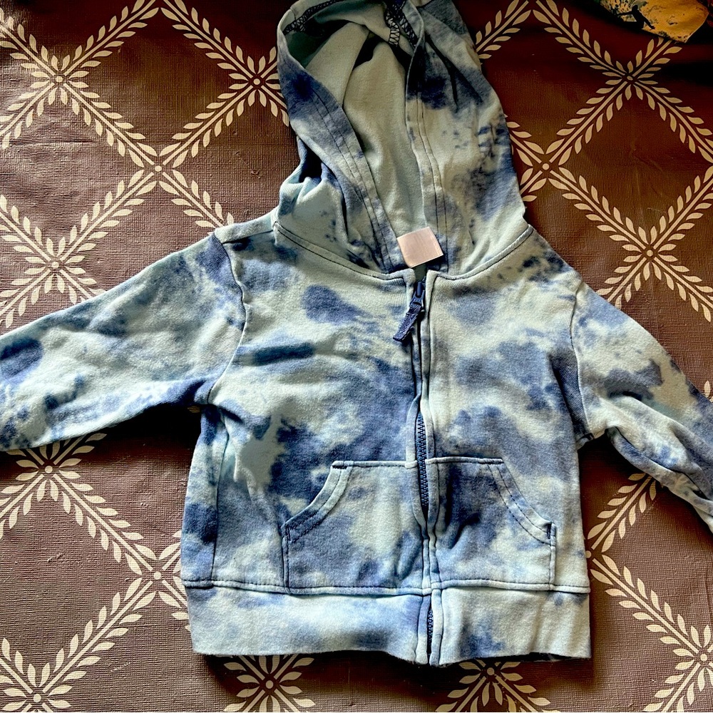 Infant Carters zippered hoodie size 6mths
